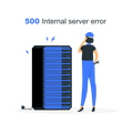 Cloud Premium Server illustration